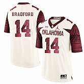 Oklahoma Sooners 14 Sam Bradford White 47 Game Winning Streak College Football Jersey Dzhi,baseball caps,new era cap wholesale,wholesale hats